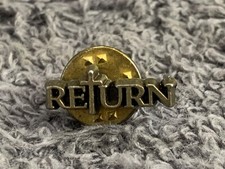 Vintage Holy Cross Lapel Pin Return Jesus - Religious Return Spiritual Jesus