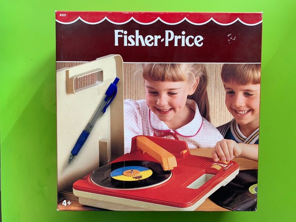 Tocadiscos portátil FISHER PRICE Portable Turntable - MATTEL #820 - NIB - 1986