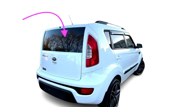Fits 2021-2025 Kia Sorento Back Window Back Glass Heated