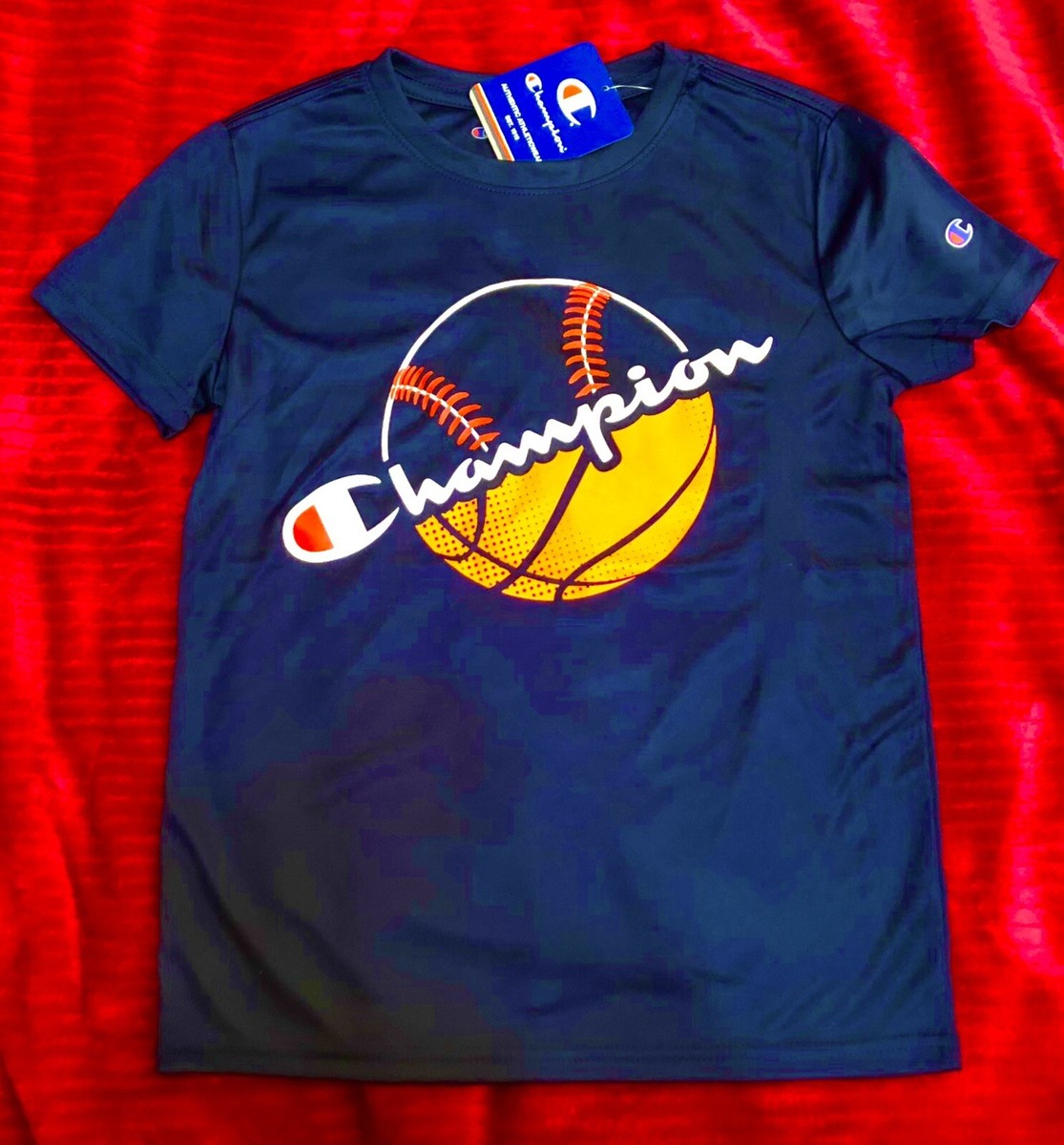 Champion Athletic Wear Boys T Shirt,Size 10/12 newest designs,Navy