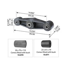 EQUALIZER ASSEMBLY - REPLACES MERITOR R305265