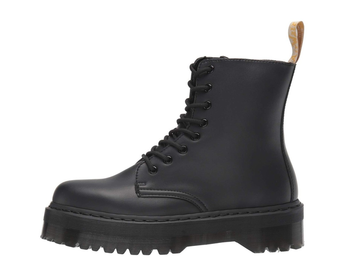 Dr. Martens Z54116 Unisex Junior Black Leather Jaden II Platform