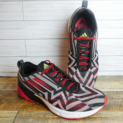 Adidas Mens Size 10 Sneakers Lite Strike Striped Athletic Basketball