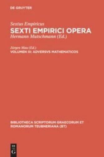 Thumbnail - Adversus Mathematicos Libros I-vi Continens 2802