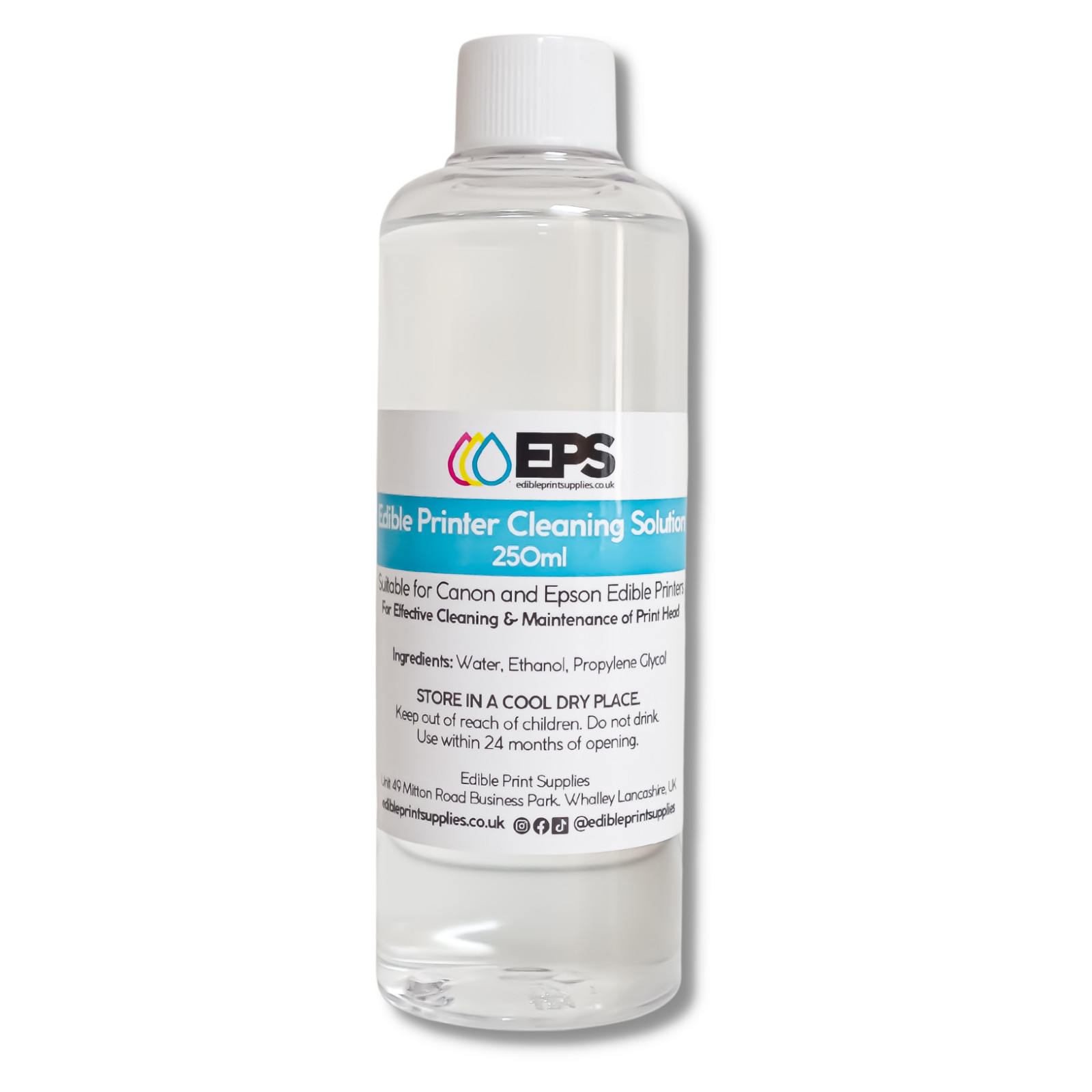 Edible Printer Cleaner (250ml) - Cleaning Solution for Canon Printhead Cleaning