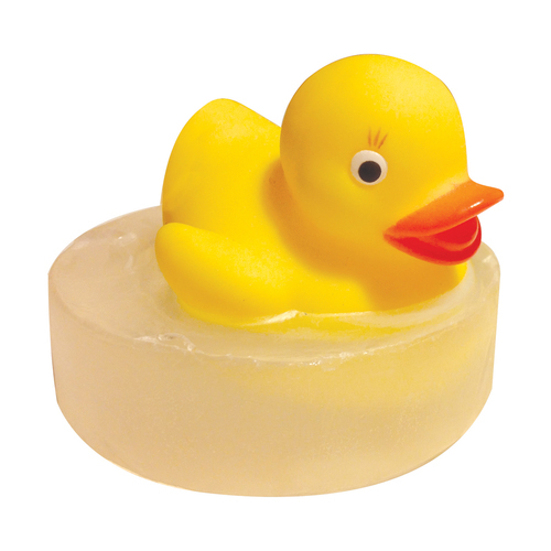 Sassafras Ducky Soap Baby Gift Hand Wash School Stocking Stuffer Rubber Duck Tub - Picture 1 of 2