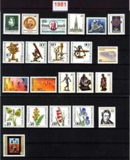 BERLIN (Germany) MNH - Complete Year 1981 *** 22 Stamps