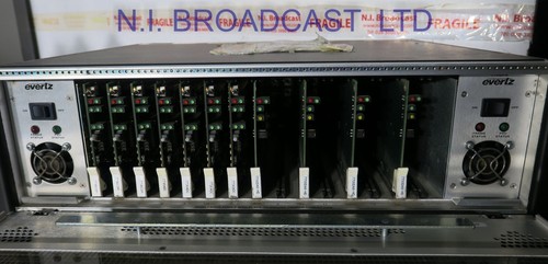 Cuadro Evertz 7700 con 4x componentes para HDSDI, HDSDI Das etc 2x fuentes de alimentación - Imagen 2 de 9