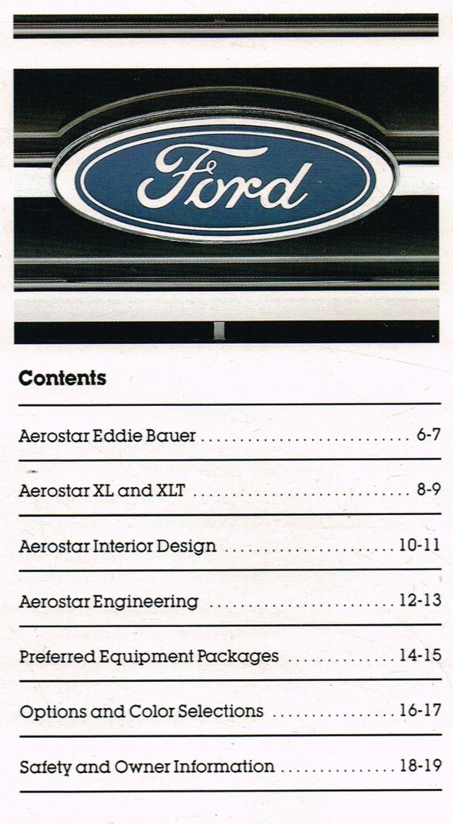 Lamest Classics: Keep it Weird With the Ford Aerostar - Hooniverse