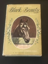 Black Beauty Anna Sewell Rainbow Classic Book w/Jacket 1946 1st Ed.