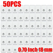 50 Pack 0.70 Inch 18 mm Slab Coin Display Holder Direct Fit For US Dime
