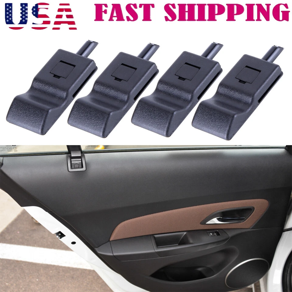 4PCS Door Lock Knobs Front/Rear For 2007-2013 Chevrolet Silverado 1500 2500 3500 - Изображение 2 из 4