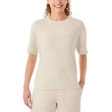 Member's Mark Women's Short Sleeve Luxe Tee Size XXL Almond