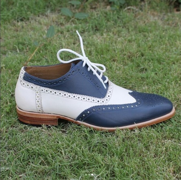 ?FLASH  White and Navy Blue man shoes Nike Air Speed Flash 98 White Navy Deion Sanders Dallas  main image 4