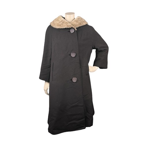 1990s Valentino Alixandre Furs Lunaraine Mink Swing Coat Loose