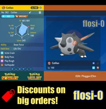 6IV Shiny Cetitan Pokemon Scarlet and Violet