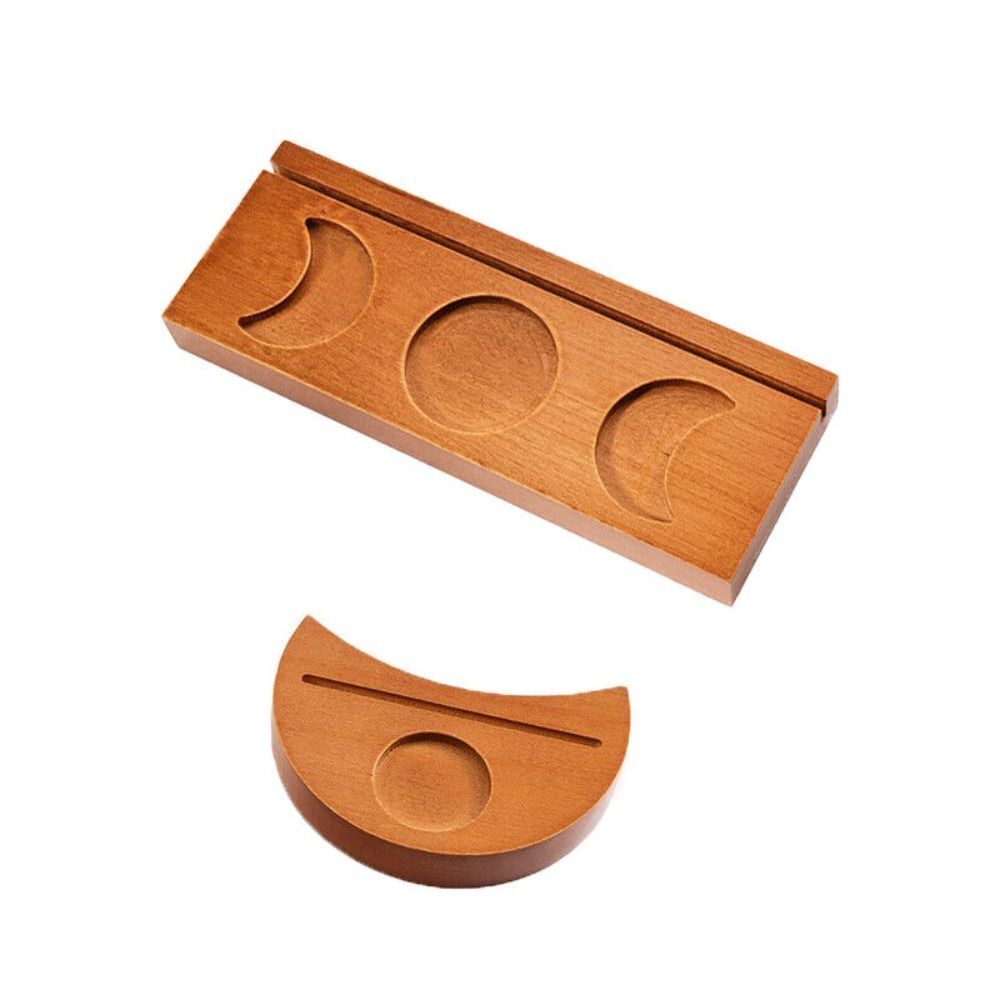 Rectangle Tarot Card Stand Holder Moon Shape Desk Calendar Postcard