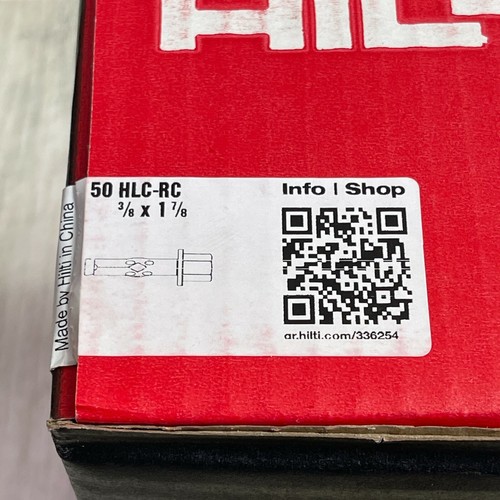 HIlti Sleeve Anchor HLC-RC 3/8" x 1-7/8" Box of 50 #336254 - Picture 9 of 9