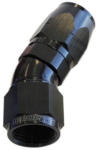 Aeroflow AF557-16BLK Alloy 30 Deg Hose End -16AN Black Cutter Style Full Flow - Picture 3 of 3