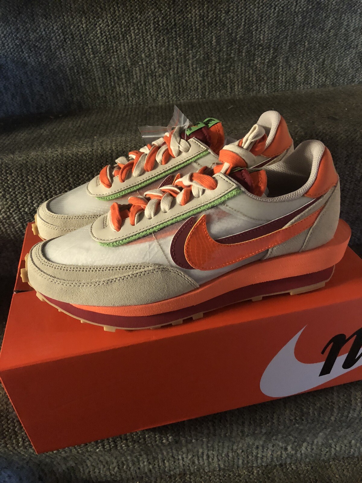 SACAI X NIKE Nike LDWaffle sacai x CLOT Uk 8 US 9 EU 42.5 fondo di magazzino uscita 2021