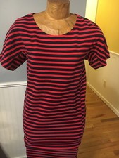 Jcrew Medium Striped Dress Cotton