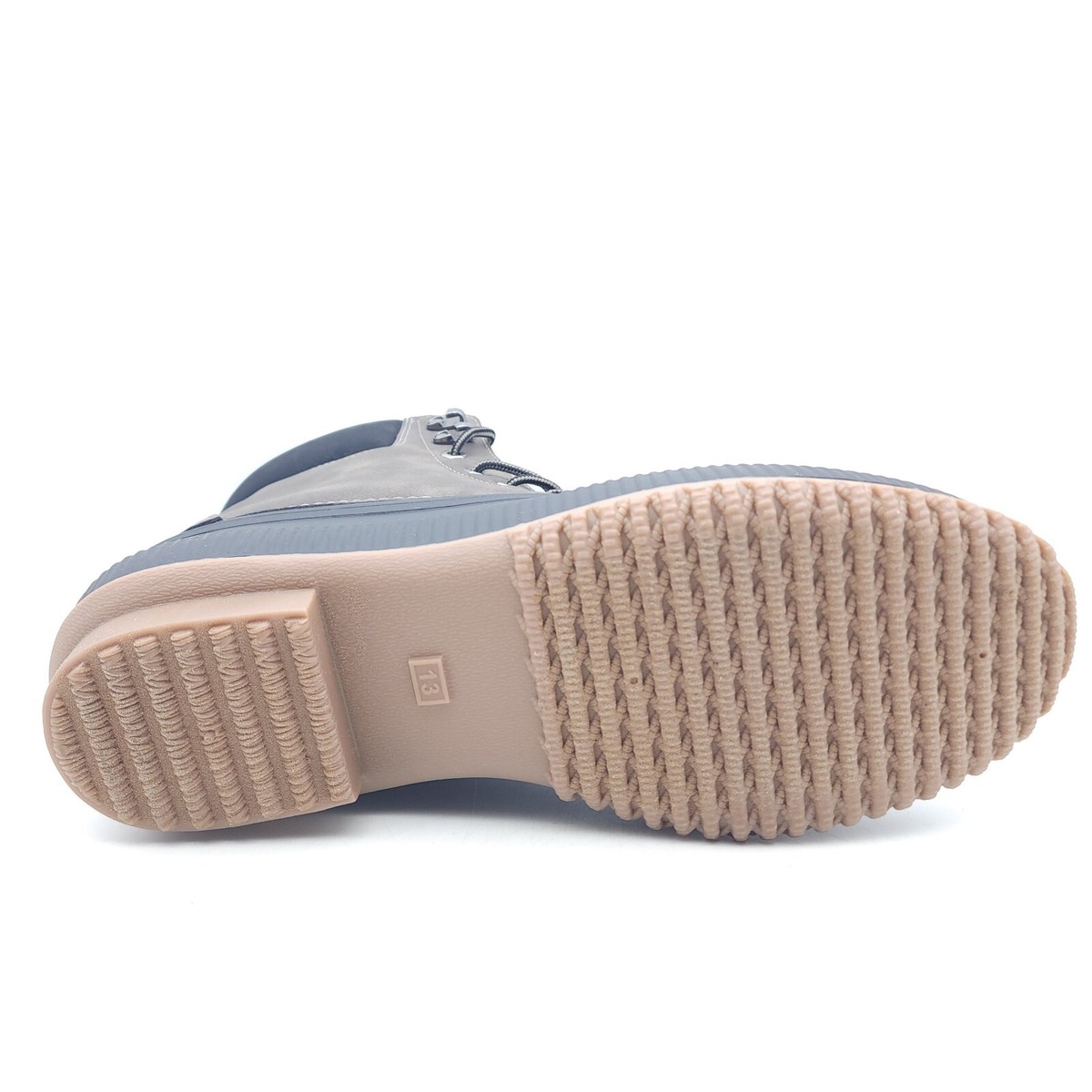 TOMMY HILFIGER Mens Gray Collar Waterproof Colins2 Round Toe 