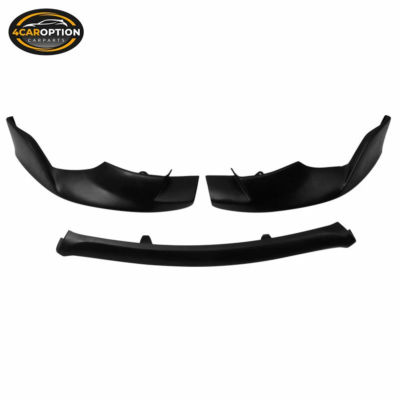 Fits 14-16 Toyota Corolla Base L LE PU Front Bumper Lip Spoiler Splitter Foto 4 de 4