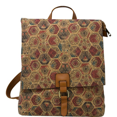 Damen keltischer Knoten Kork Rucksack Tasche Damen Riemen Schnalle Schultertasche YGC2120 - Bild 22 von 33