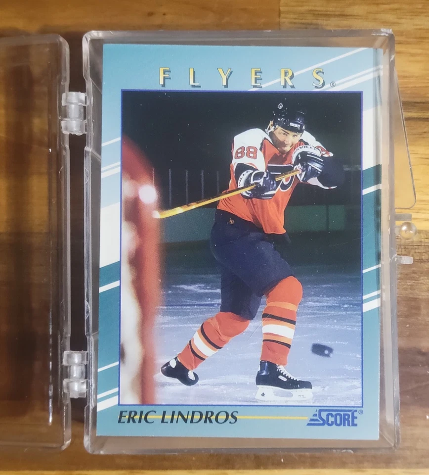 1992 SCORE HOCKEY YOUNG SUPERSTARS JUEGO DE 40 CARTAS - LINDROS, SAKIC, JAGR, BURE RC Foto 2 de 3