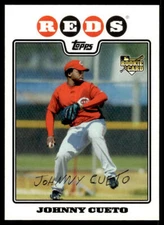 2011 Topps Johnny Cueto #60YOT-57 60 Years of Topps REPRINT Cincinnati Reds