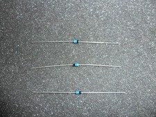 1N4615 DIODE ZENER 2V 250MW DO35 CENTRAL SEMI LOT OF 5 