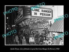 8x6 HISTORIC PHOTO OF AUSTIN TEXAS MEET THE LONE RANGER CLAYTON MOORE c1960
