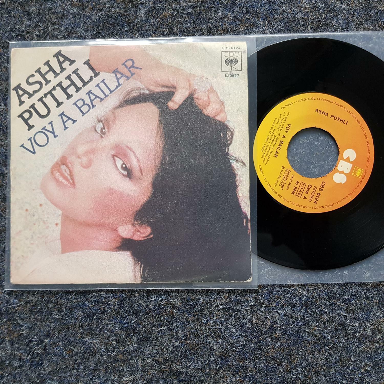 7"" Single Vinyl Asha Puthli - Voy a bailar/ I'm gonna dance SPAIN