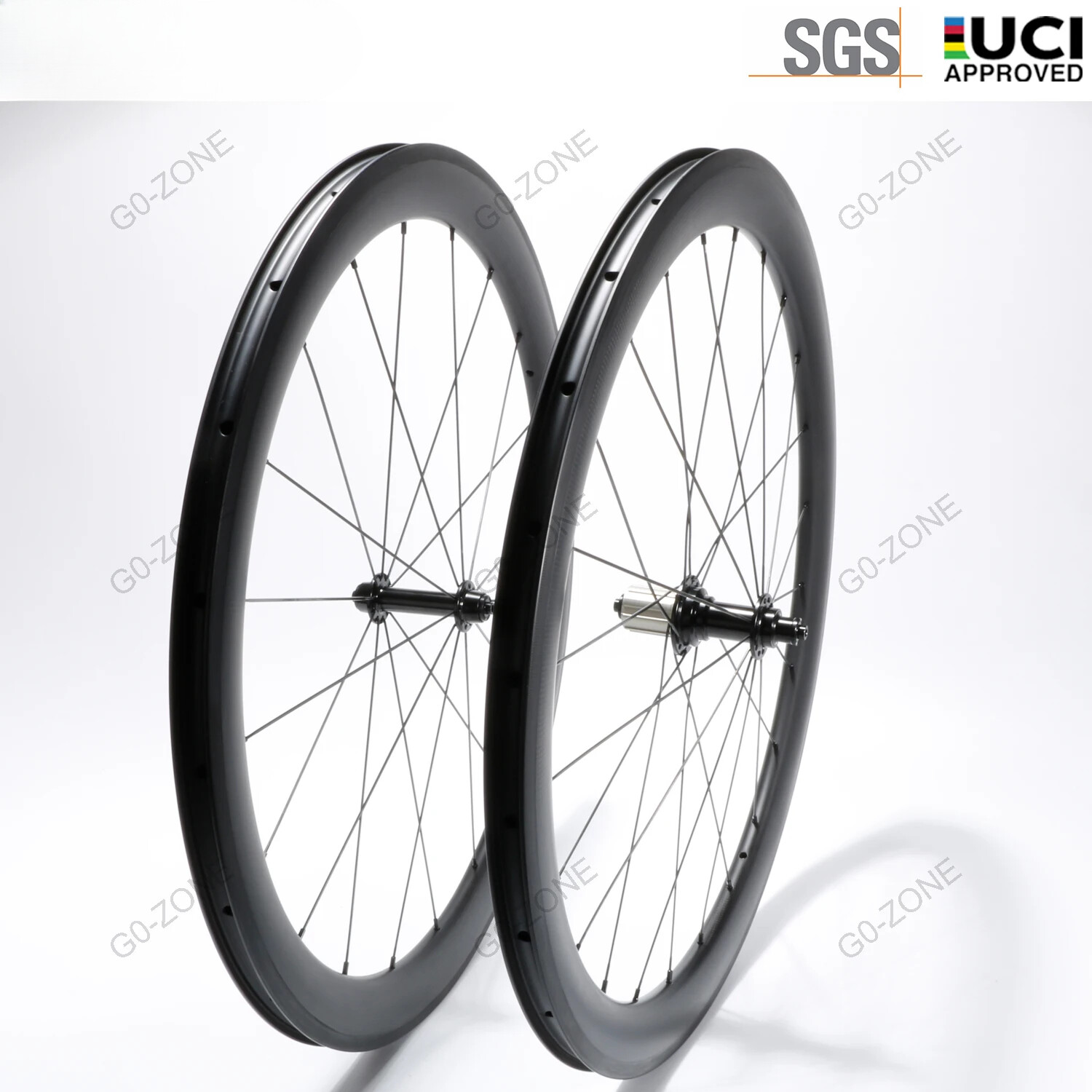700C Carbon Fiber Road Bike Wheelset Clincher Tubeless Tubular Rim Brake