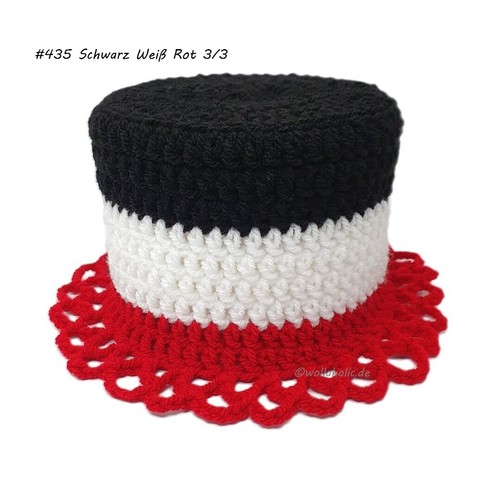 Storchenlädchen Klopapierhut Rot-weiß - Dekorativer Klohut Fürs Badezimmer