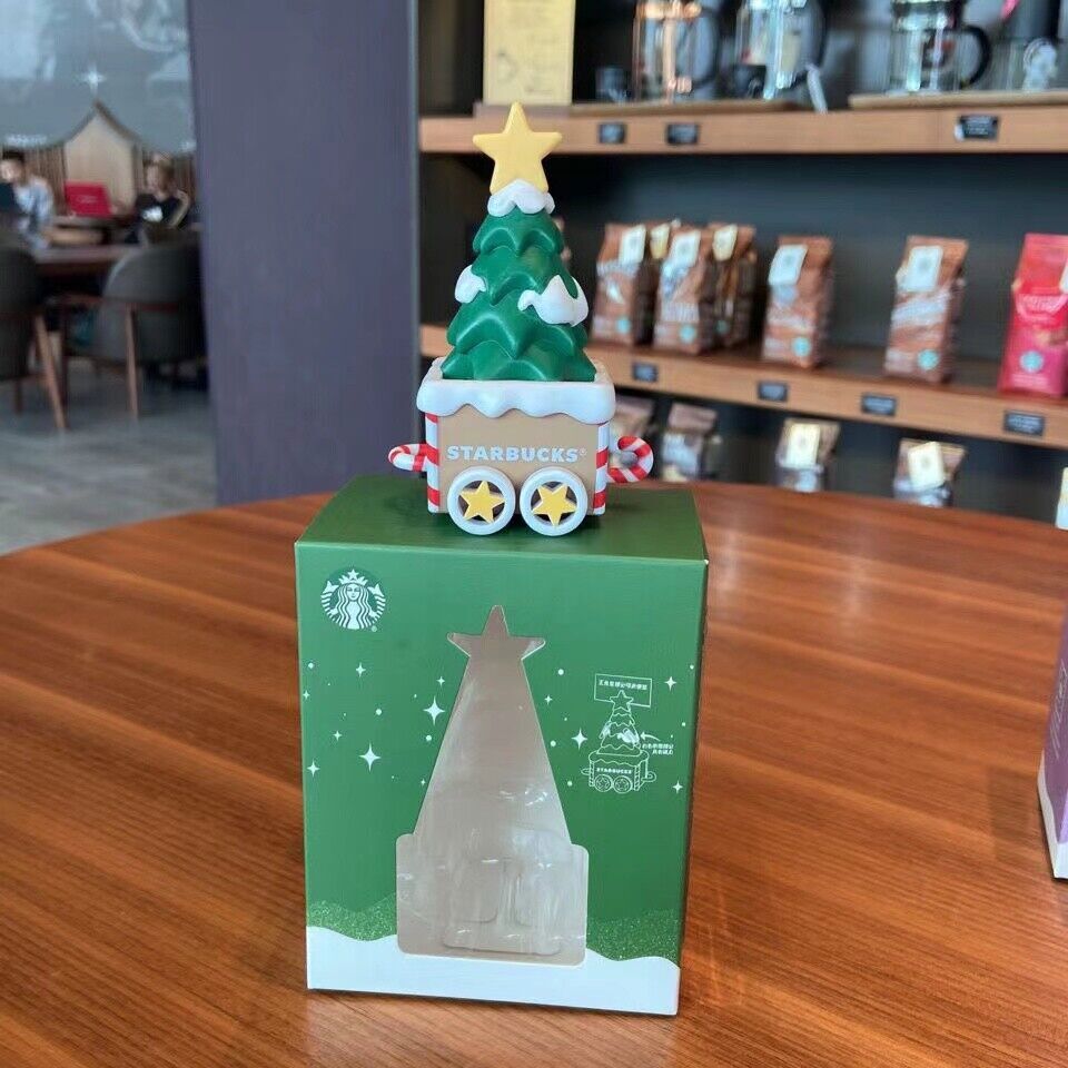 2022 China Starbucks pullback vehicle Christmas train party Ornament
