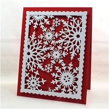 Snowflake Frame Metal Cutting Dies DIY Scrapbook Decoration Crafts Embossing