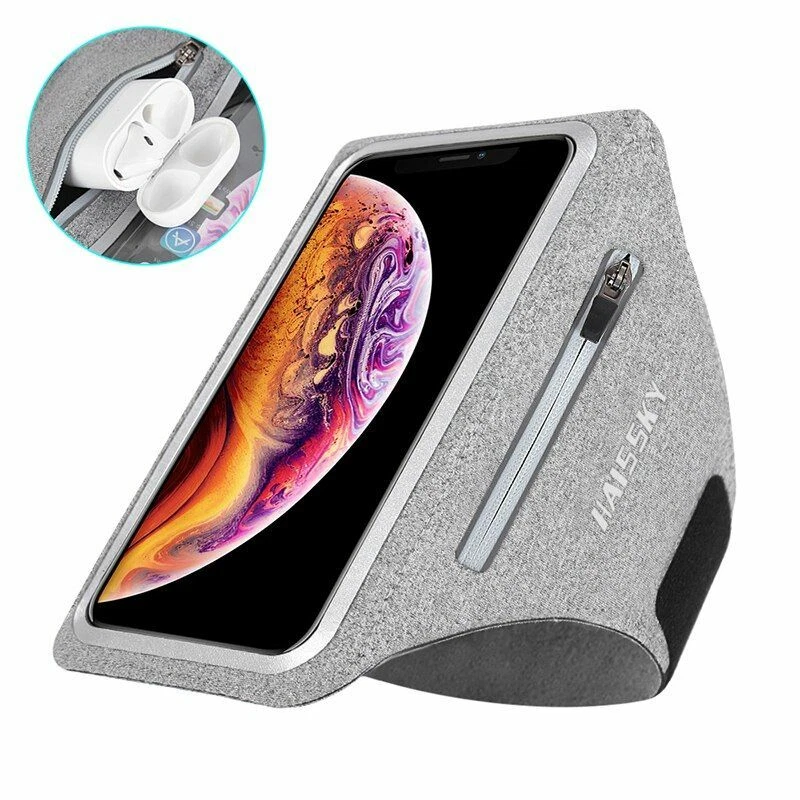 6.8 Correr Deportes Brazalete Teléfono Estuche Soporte Gimnasio Bolsa Para Airpods Antideslizante Unisex Foto 3 de 4