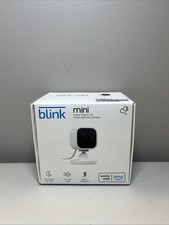 Blink Mini Compact Indoor Plug-in Smart Security Camera 1080 HD Motion Detection