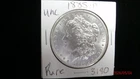 1885-P UNC MORGAN SILVER DOLLAR #3180