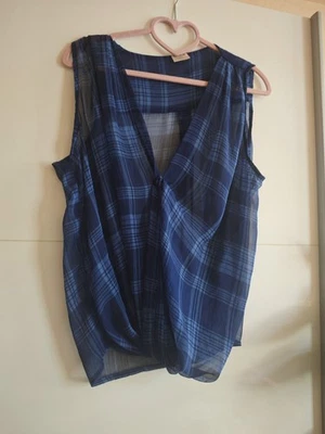 Only Bluse Wickelstyle Ärmellos Sommer Gr. M - Bild 1 von 3