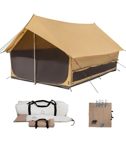 White Duck Canvas  Rover Scout Tent ,8x13, 4 Person Tent, Fire/water Repellent