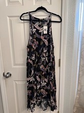 NWT Torrid Summer Dress Black & Floral SZ1