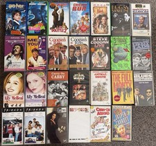 Job Lot of sell thru VHS cassettes. 27 tapes with a mixture of films & TV shows.