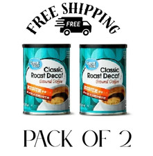 2 pack Great Value Decaf Classic Medium Roast Ground Coffee, 9.6 oz New 7.48 per pound