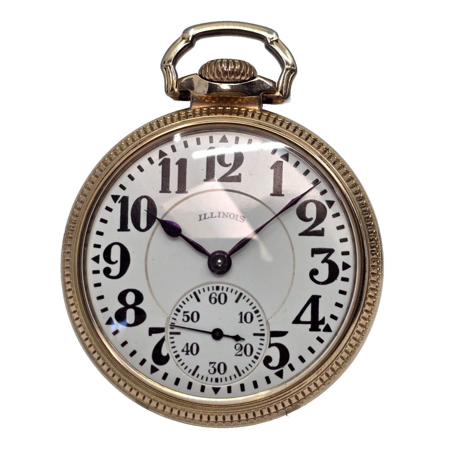 1928 Illinois Bunn Special Type III 60 Hour 21j GF RAILROAD Pocket Watch SERVICE