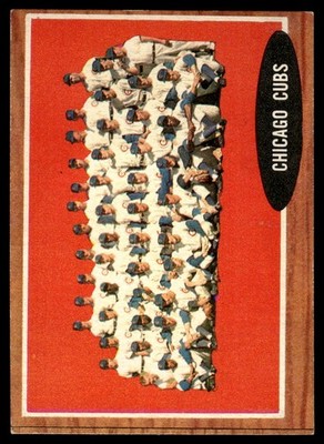 1962 Topps B Chicago Cubs Chicago Cubs #552