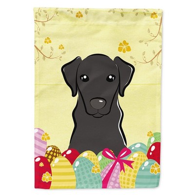 Labrador Retriever Black Easter Egg Hunt Flag
