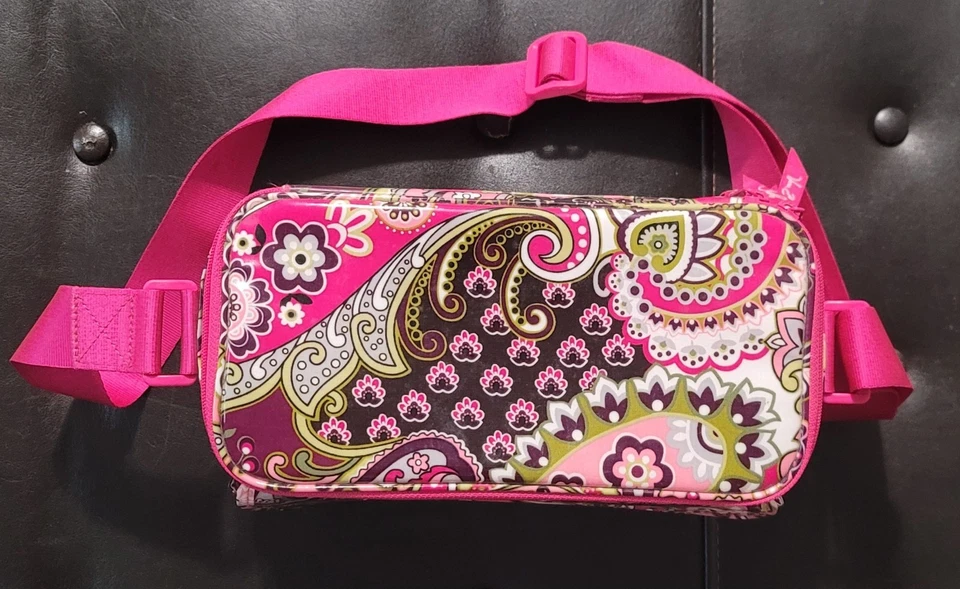 Bolso Bandolera Almuerzo Vera Bradley Rosa Patrón Paisley Aislado Foto 2 de 4