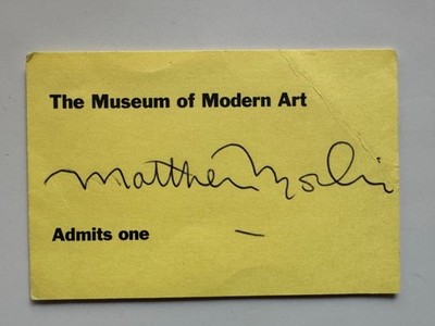 Matthew Modine - Film   - original Autogramm    - Größe 7 x 10 cm